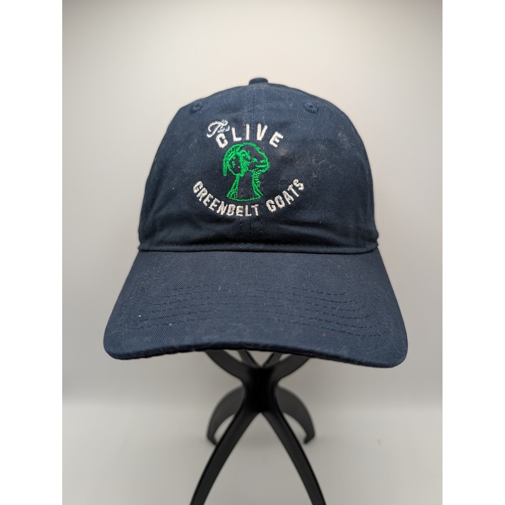 Port & Company The Clive Greenbelt Goats Navy Blue Baseball Cap Hat Adjustable